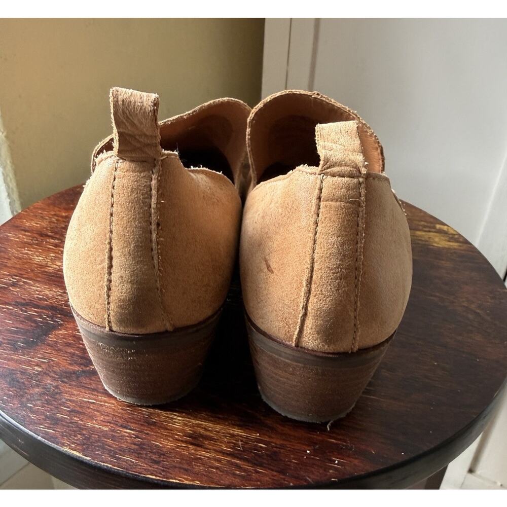 Lucky Brand Tan Leather Pointed-Toe Mules - Picture 4 of 8